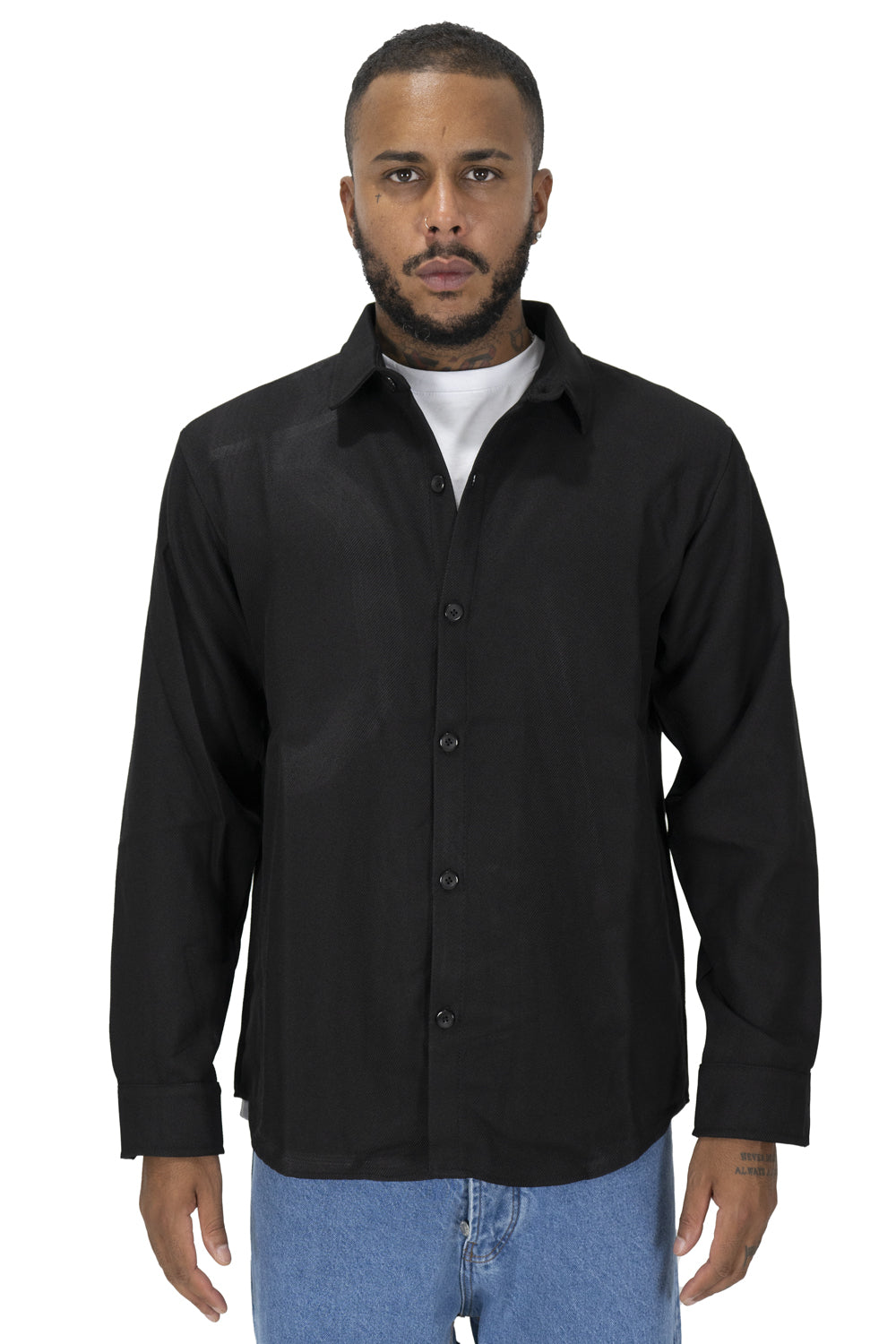 Camicia Uomo Giacca Tinta Unita Tessuto Texture Art. Cm147