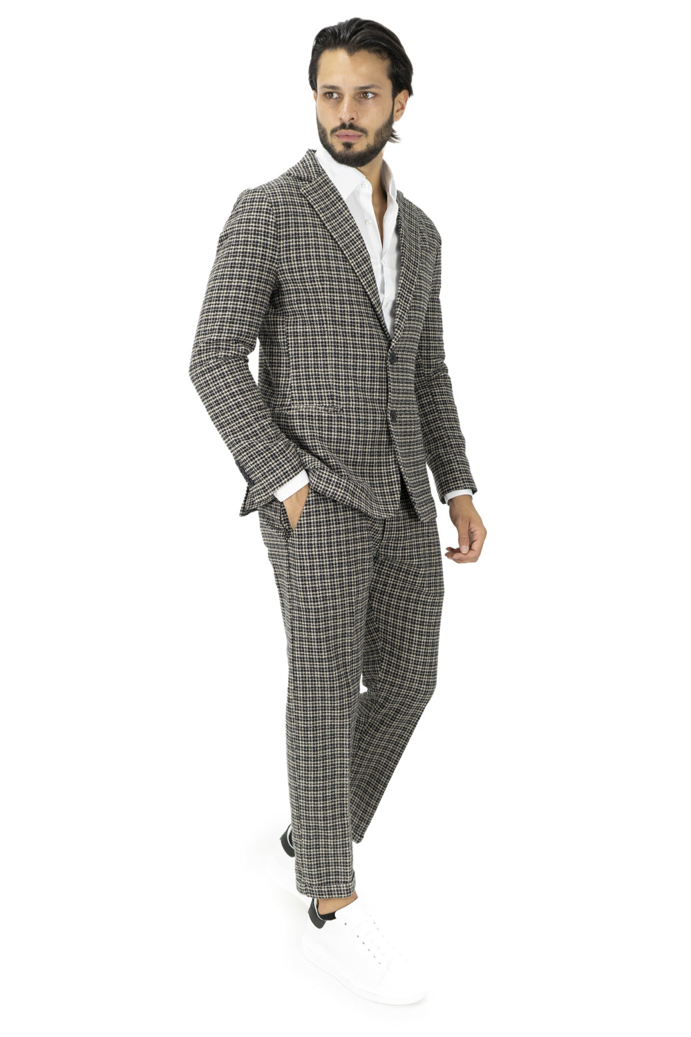 Abito Uomo Pied De Poule Chiusura 2 BottoniArt. AB04