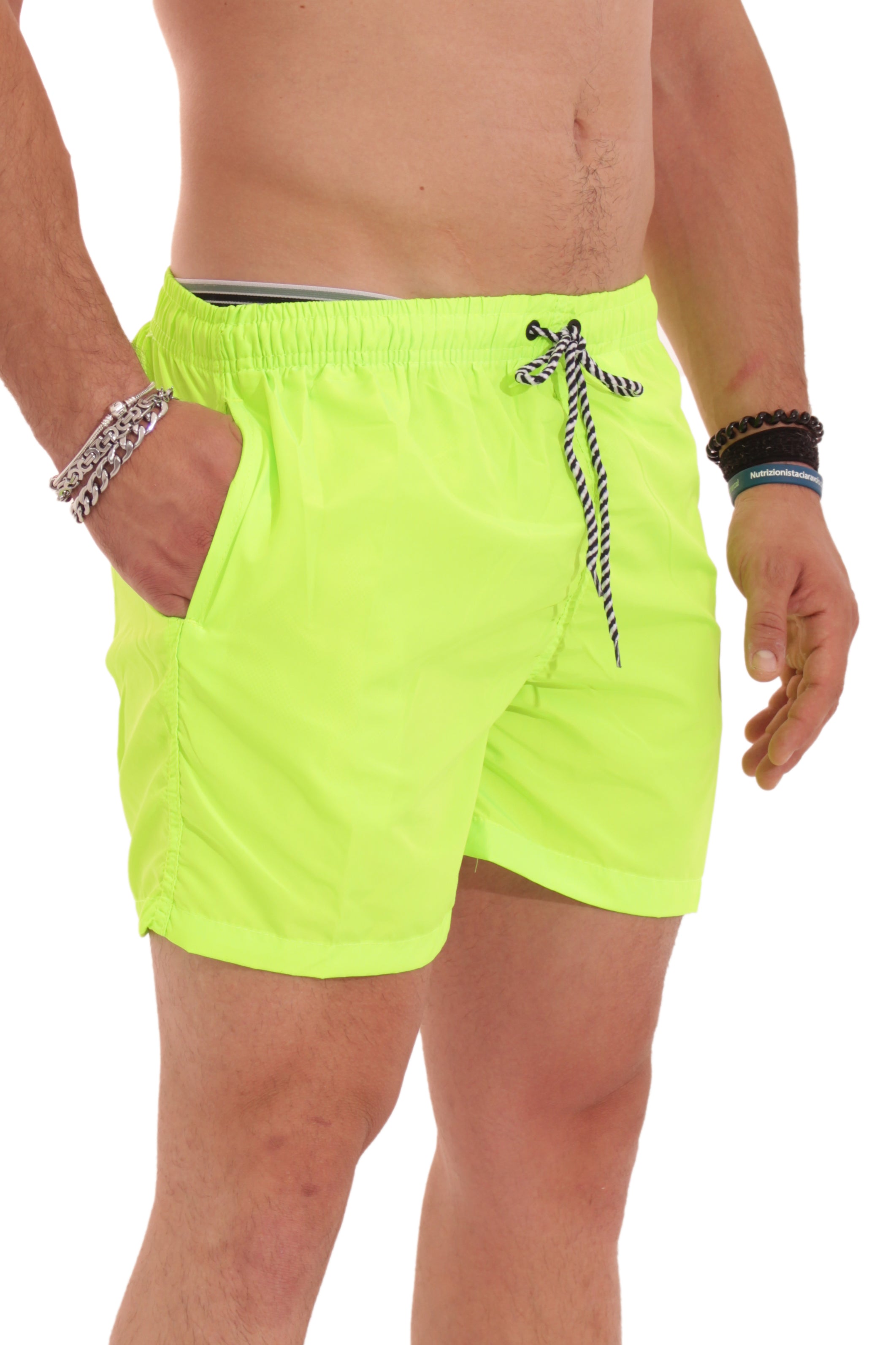 Costume Uomo Tinta Unita Lucido Tasche Laterali Art. Cos05