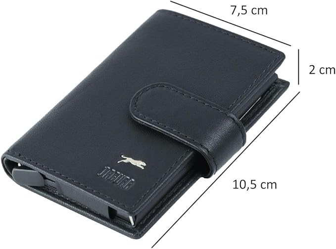 Jaguar Leather Men's Wallet With Button Art.PC701/94