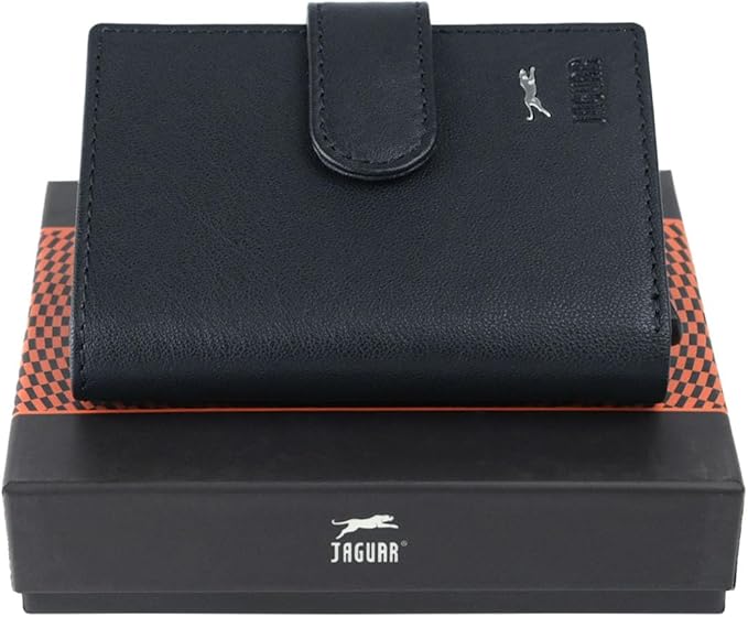 Jaguar Leather Men's Wallet With Button Art.PC701/94