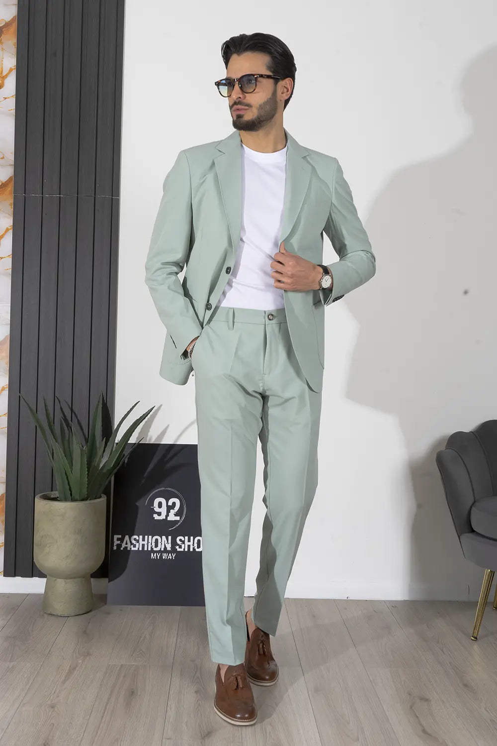 Abito Uomo Collo Rever Monopetto Sartoriale Art. Ab19