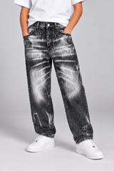 Jeans Nero Con Sfumature Art. Jr-Js03