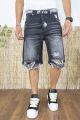 Bermuda Jeans Con Rottura Art. Bm125