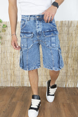 Bermuda Jeans Cargo Art. Bm126