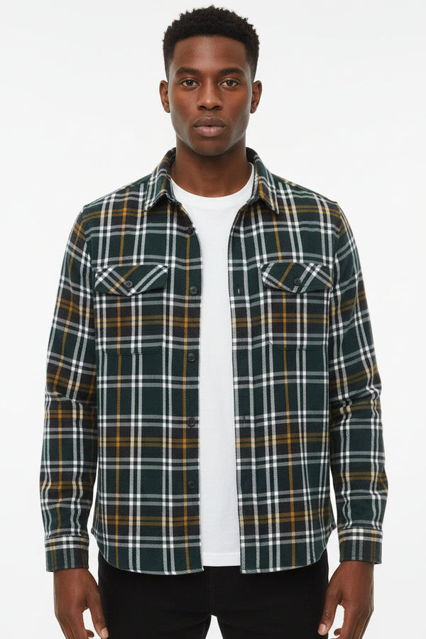 Camicia Uomo a Quadri in Flanella Art. Cm230