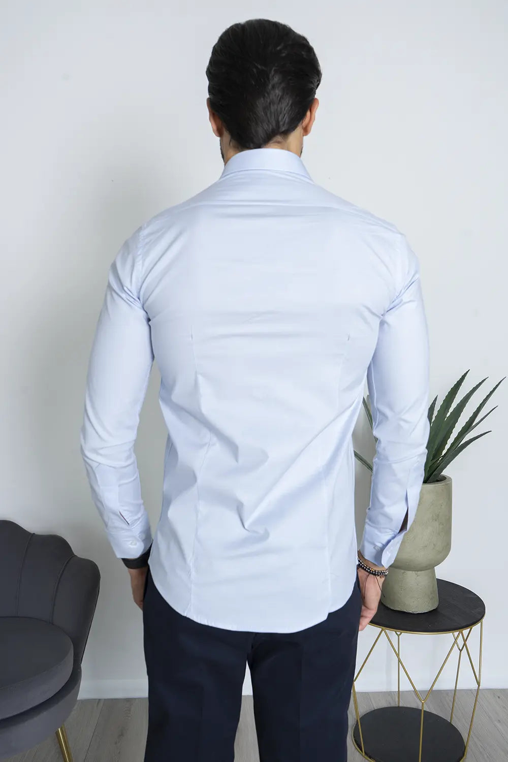 Camicia Uomo Slim Fit Basic Art. Cm219