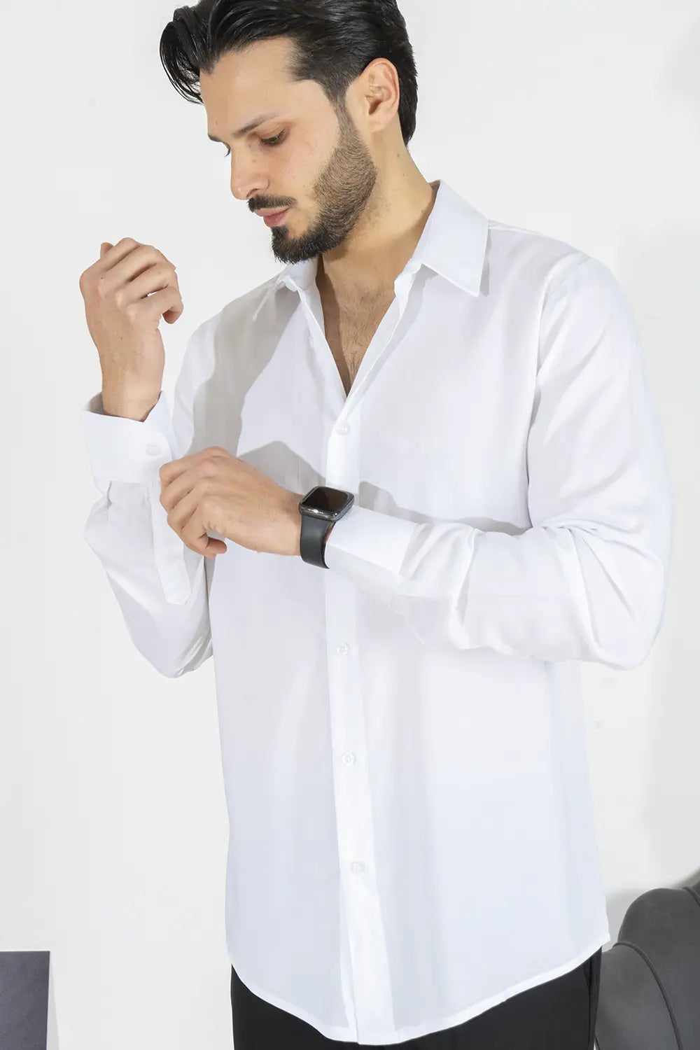 Camicia Uomo Viscosa Tinta Unita Art. Cm220