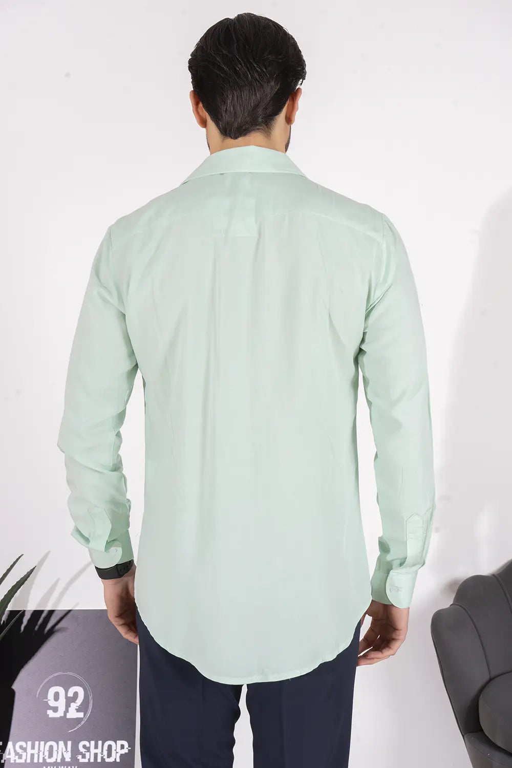 Camicia Uomo Viscosa Tinta Unita Art. Cm220