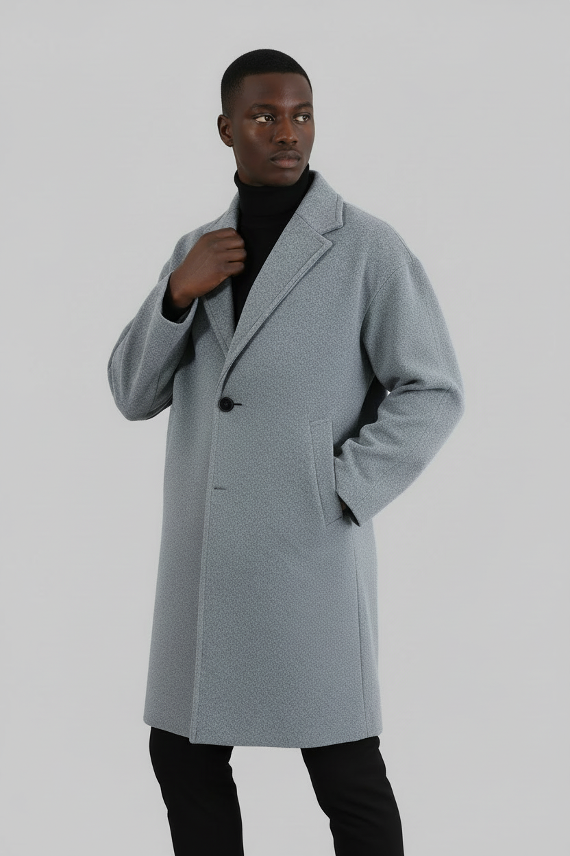 Cappotto Uomo Over Size Monopetto Art. Cp36