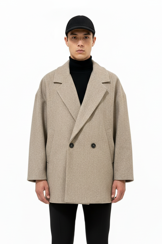 Cappotto Uomo Doppiopetto Oversize Art. Cp40