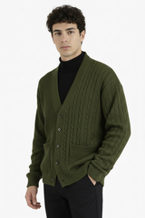 Cardigan Maglione Uomo Con Bottoni Fantasia Art. Mg126