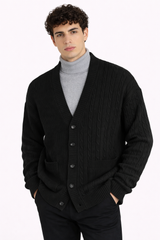 Cardigan Maglione Uomo Con Bottoni Fantasia Art. Mg126