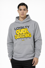 Felpa Hoodie Uomo con Stampa “Loyalty Over Everything” Art. Fe196
