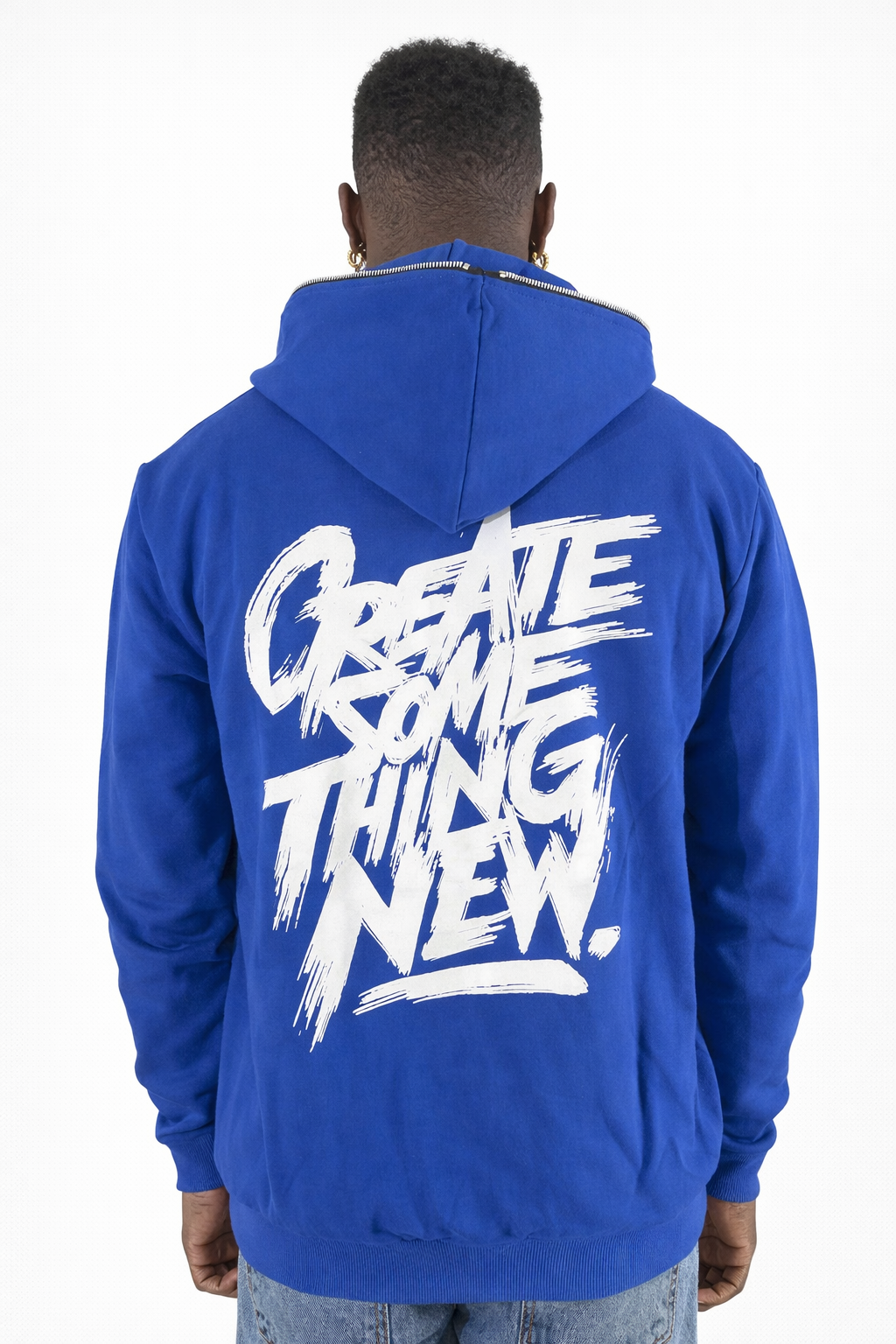 Felpa Uomo Con Zip Stampa Retro Art. Fe152