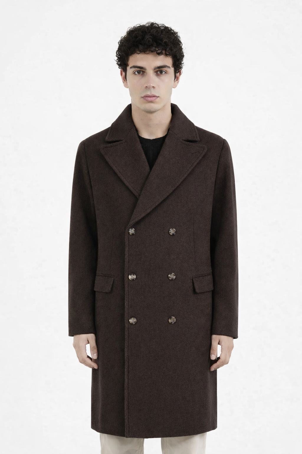 Cappotto Uomo Over Doppio Petto Lungo Art. Cp45