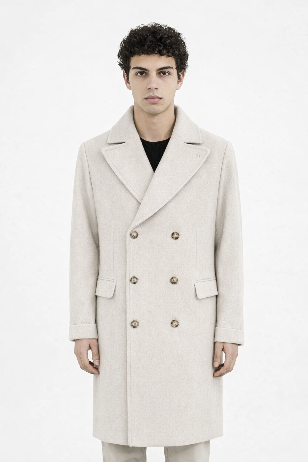 Cappotto Uomo Over Doppio Petto Lungo Art. Cp45