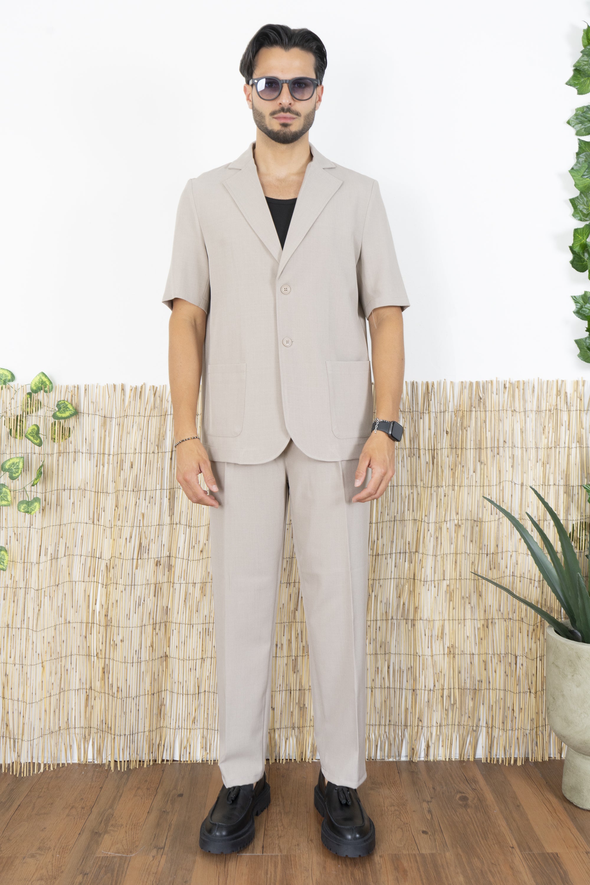 Coordinato Uomo Giacca e Pantalone Fondo Largo Art. Cd50