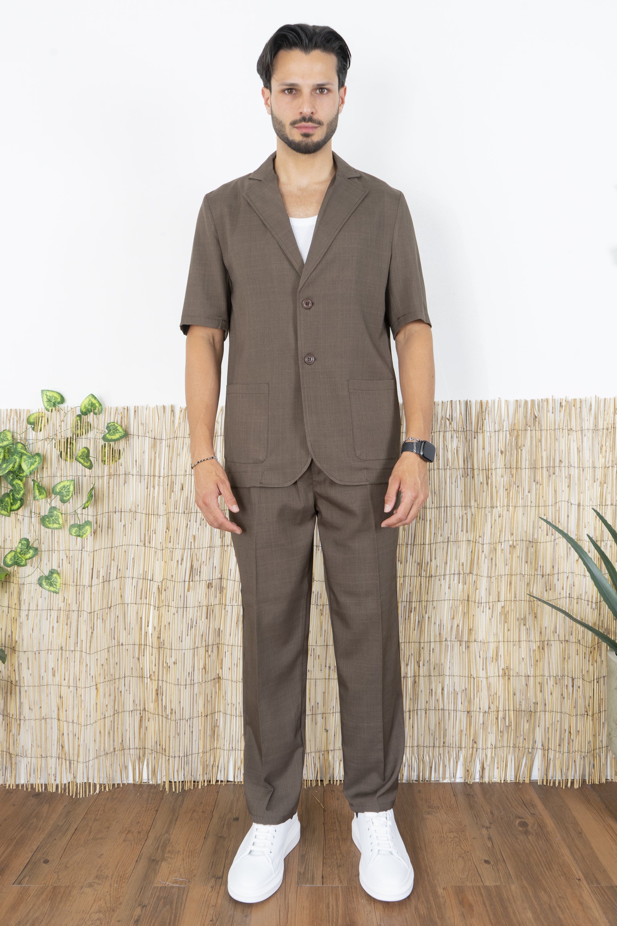 Coordinato Uomo Giacca e Pantalone Fondo Largo Art. Cd50