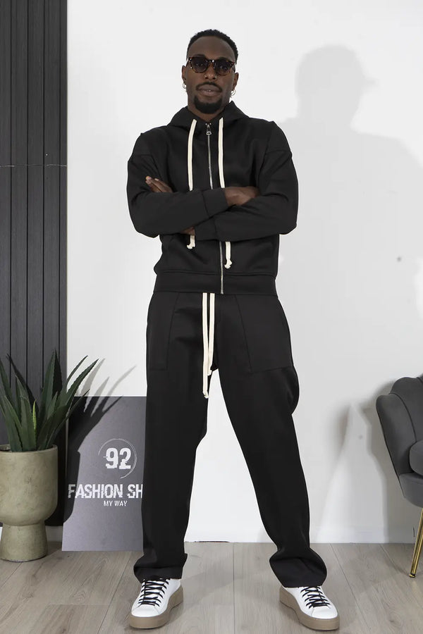 Coordinato Scuba Felpa e Pantalone baggy Art. Cd92
