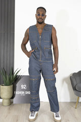 Coordinato In Jeans Con giacca Gilet Art. Cd97