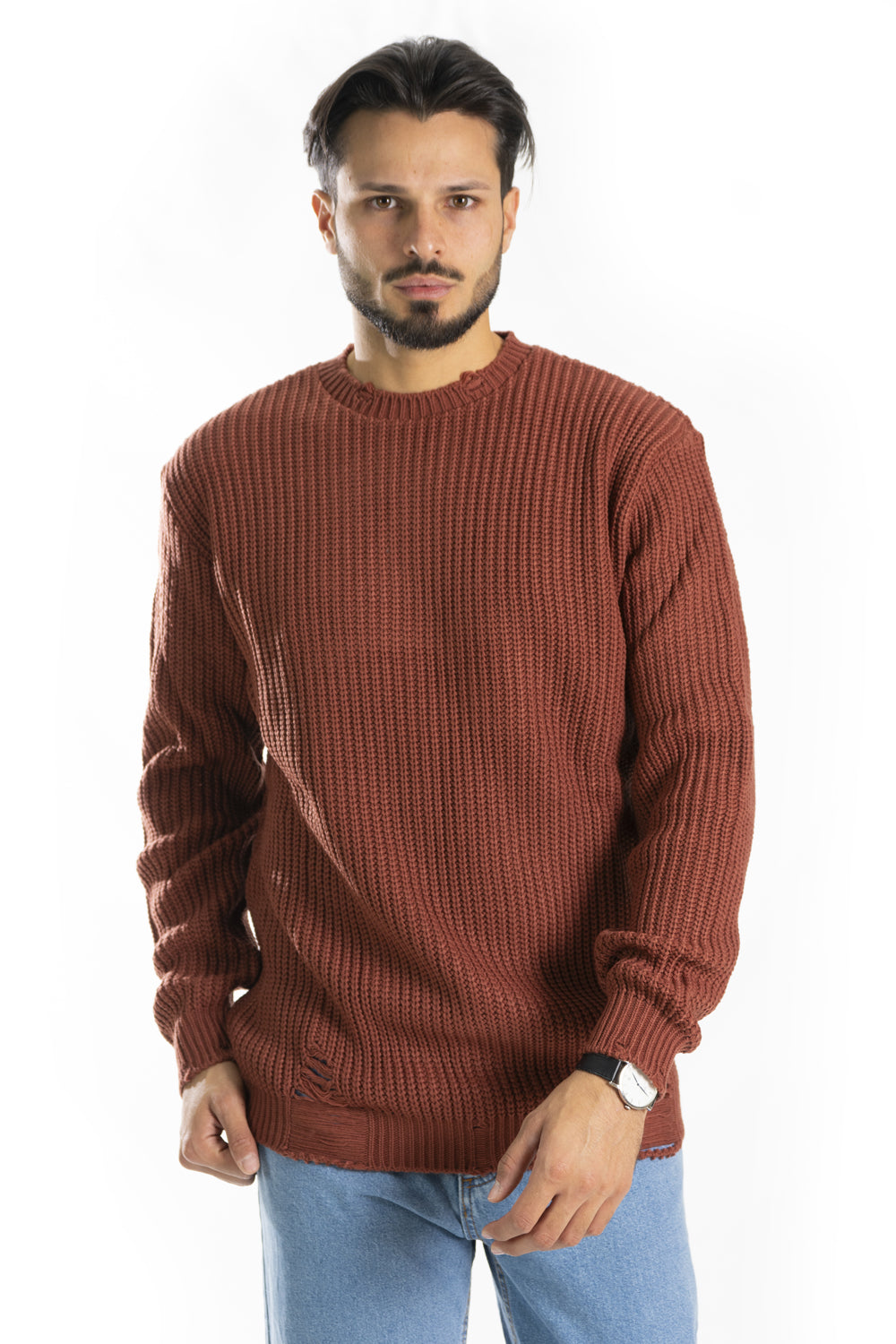 Maglione Uomo Con Rotture Art. Mg90