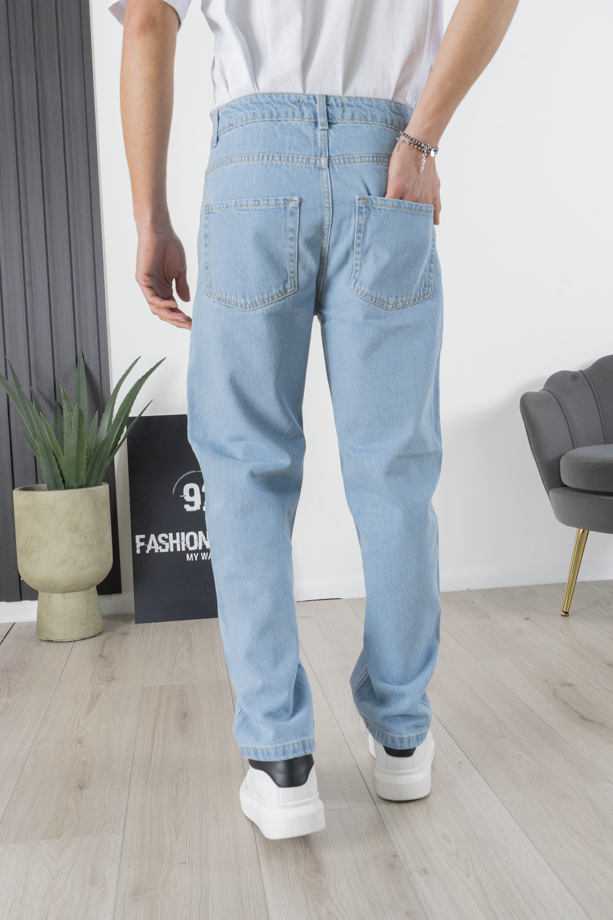 Basic Men's Jeans 5 Pocket Baggy Art. Js420