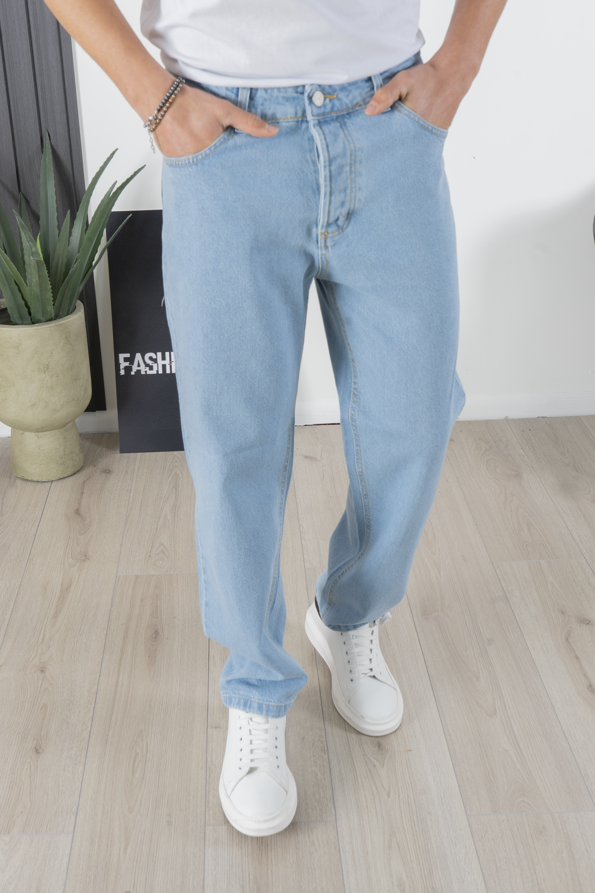 Basic Men's Jeans 5 Pocket Baggy Art. Js420