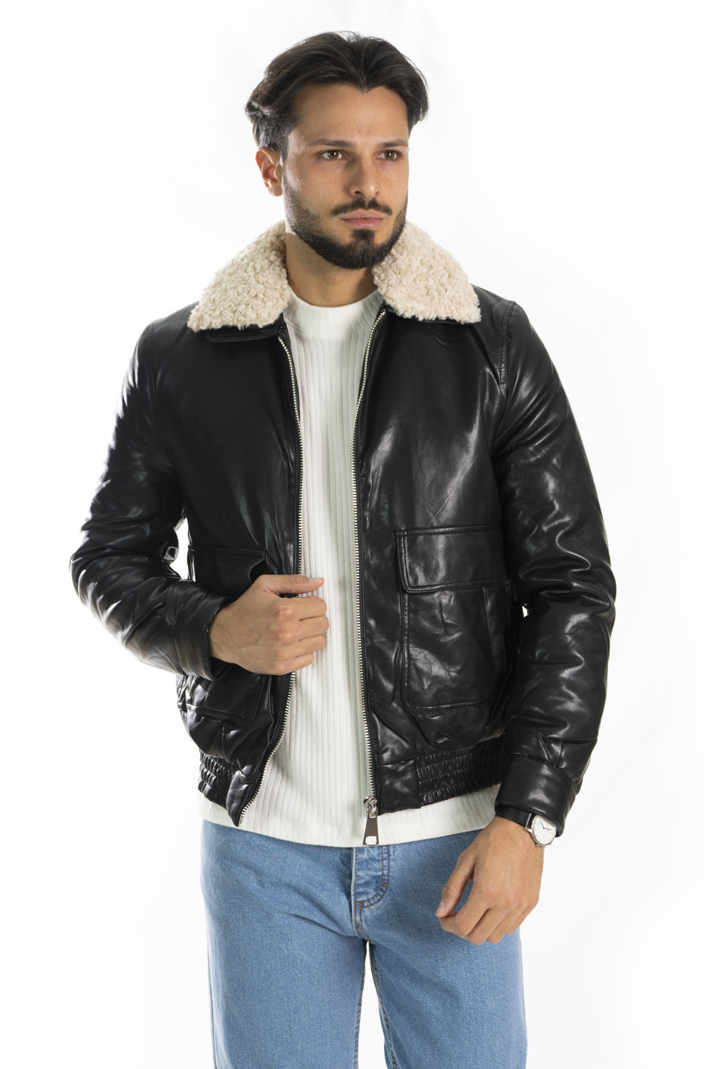 Ecopelle Alcott Bomber Uomo Bomber Ecopelle Uomo Giubbotto