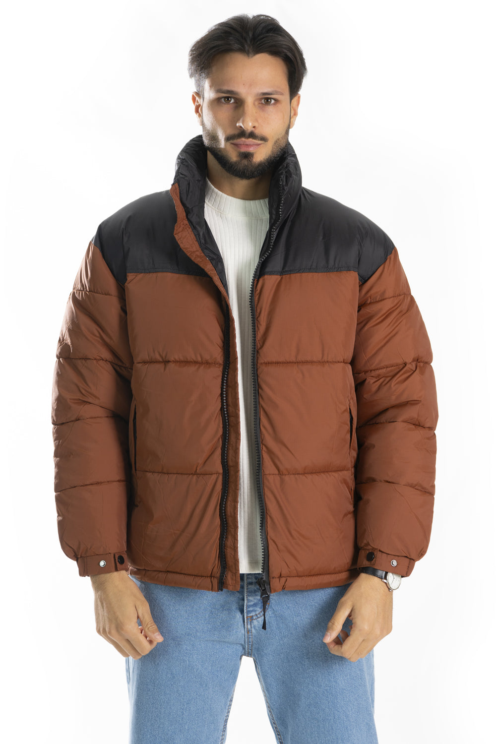 Giubbotto Uomo Bomber Bicolore Art. Gb126