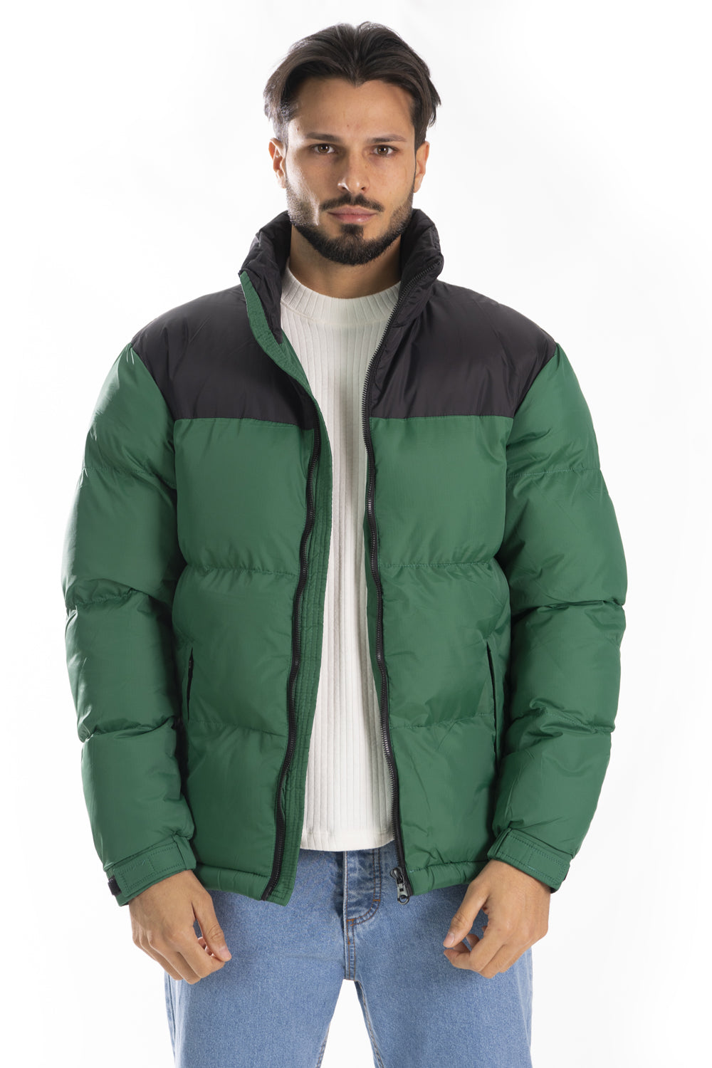 Giubbotto Uomo Bomber Bicolore Art. Gb126