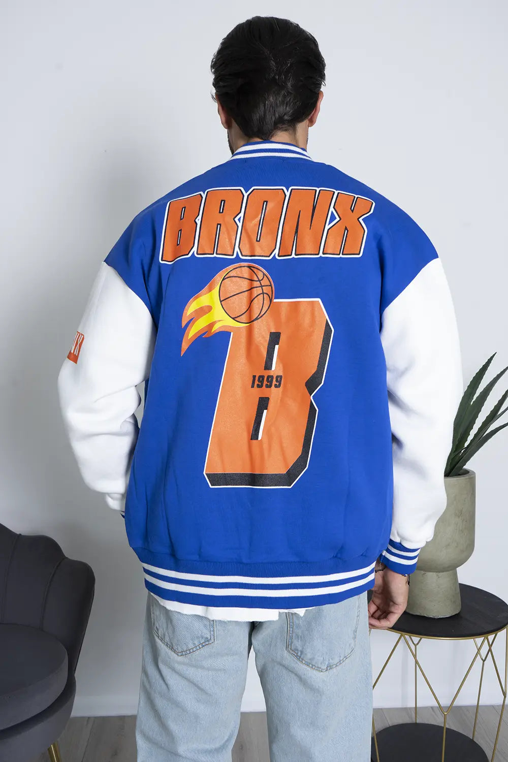 Felpa Uomo Varsity College 'Bronx' Art. Fe144