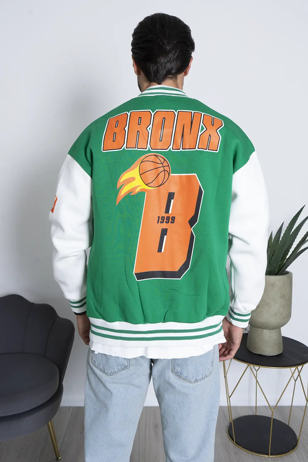 Felpa Uomo Varsity College 'Bronx' Art. Fe144