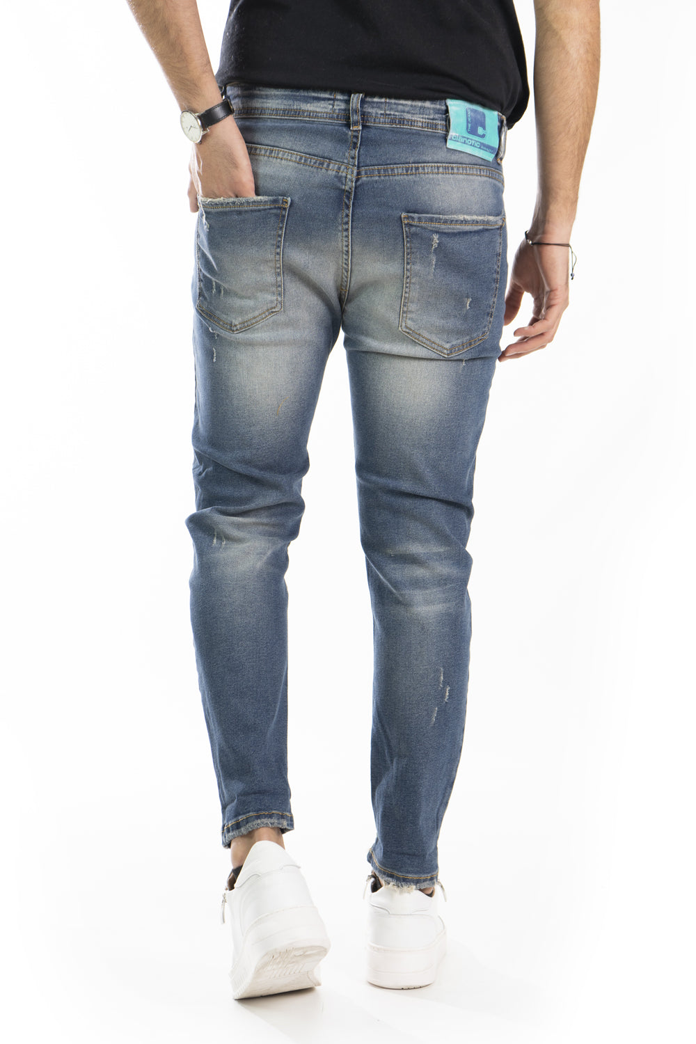 Jeans Uomo Slim Fit Sfumature 5 Tasche Art. Js416