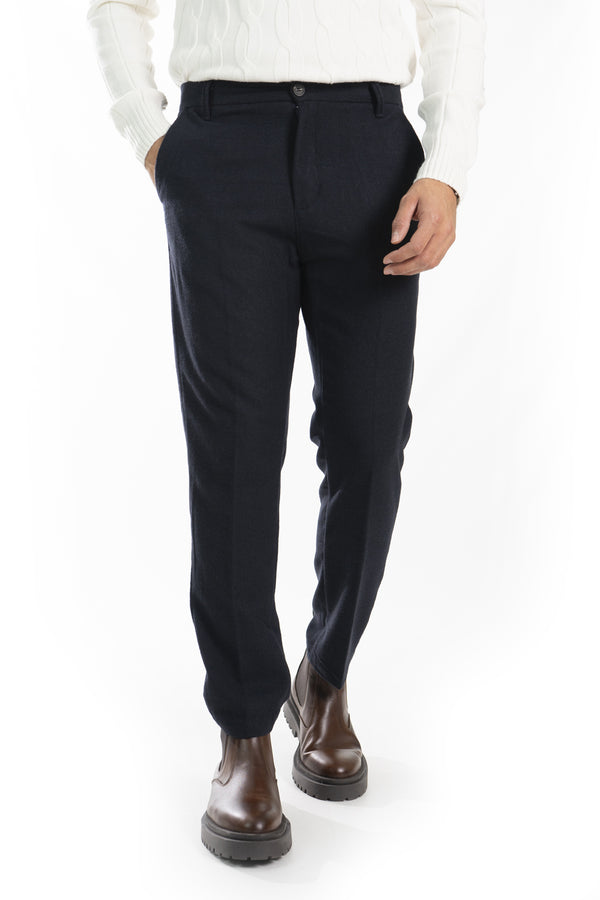 Men's Wool Trousers with Central Button Art. Pt180