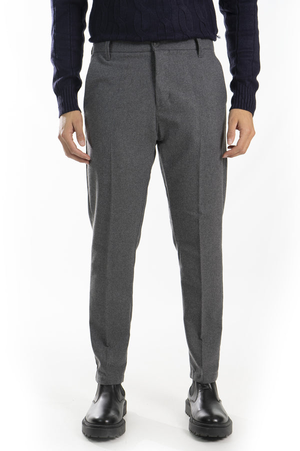 Pantalon en laine pour homme avec bouton central Art. Pt180