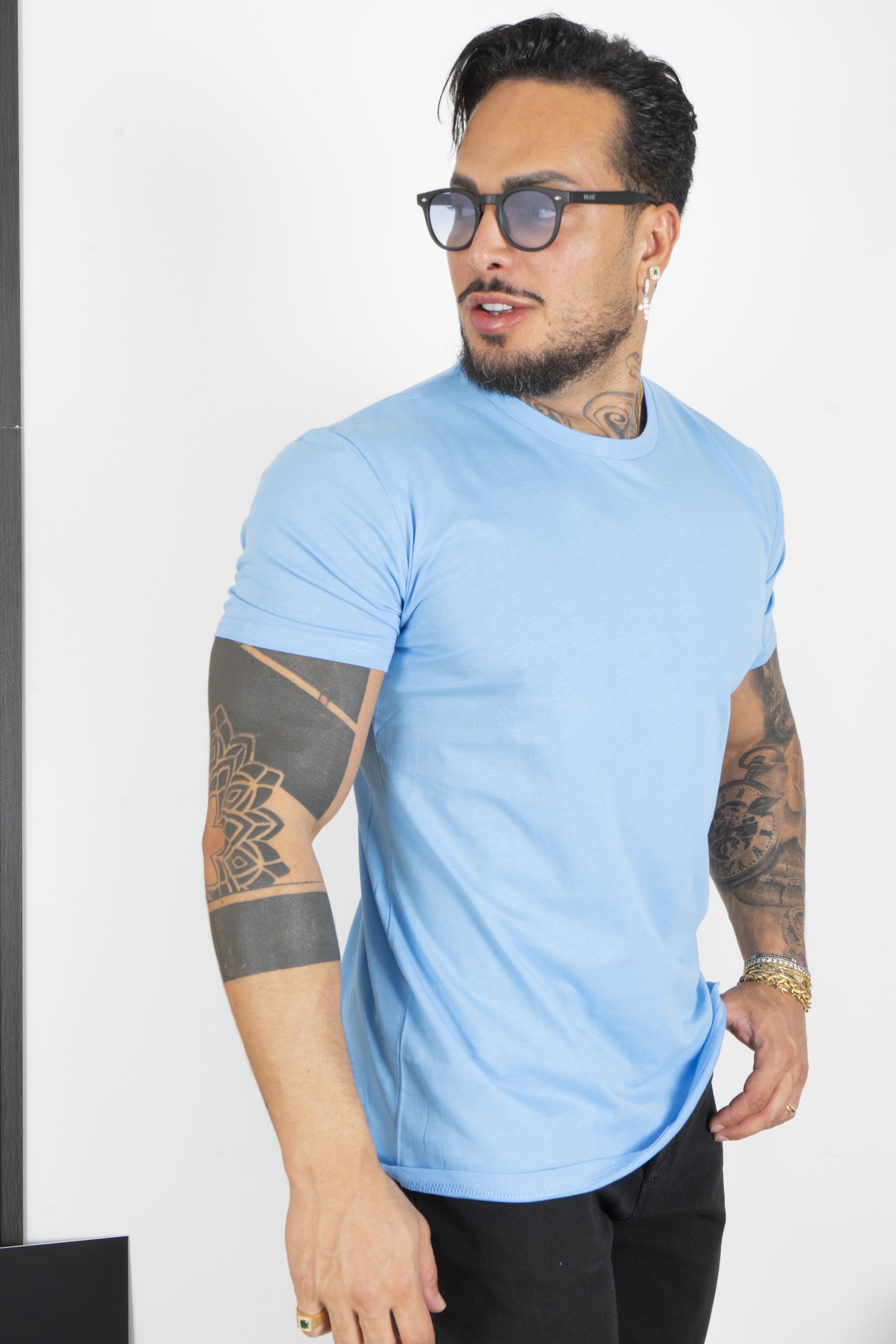 T-Shirt Uomo Slim Fit Basic Tinta Unita Art. Ts163