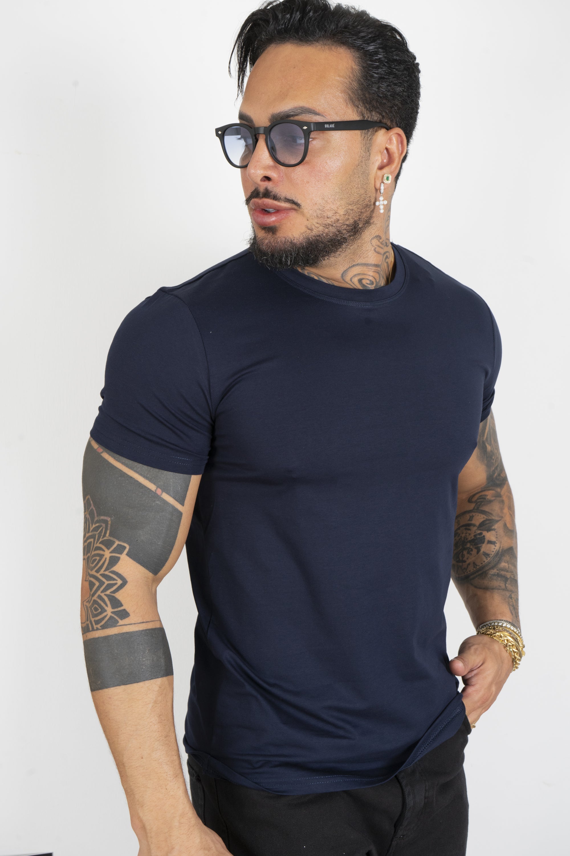 T-Shirt Uomo Slim Fit Basic Tinta Unita Art. Ts163