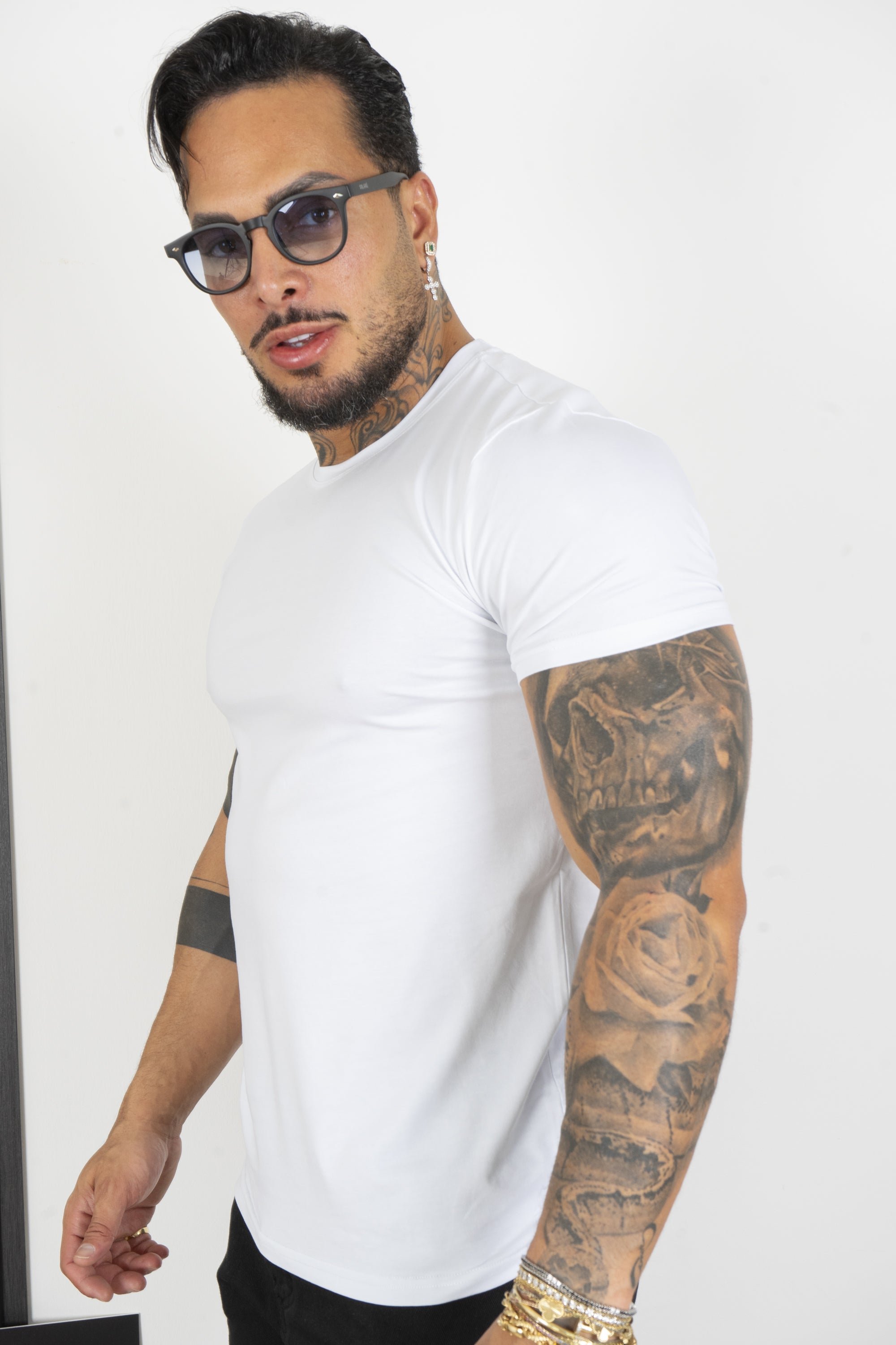 T-Shirt Uomo Slim Fit Basic Tinta Unita Art. Ts163