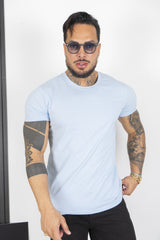 T-Shirt Uomo Slim Fit Basic Tinta Unita Art. Ts163