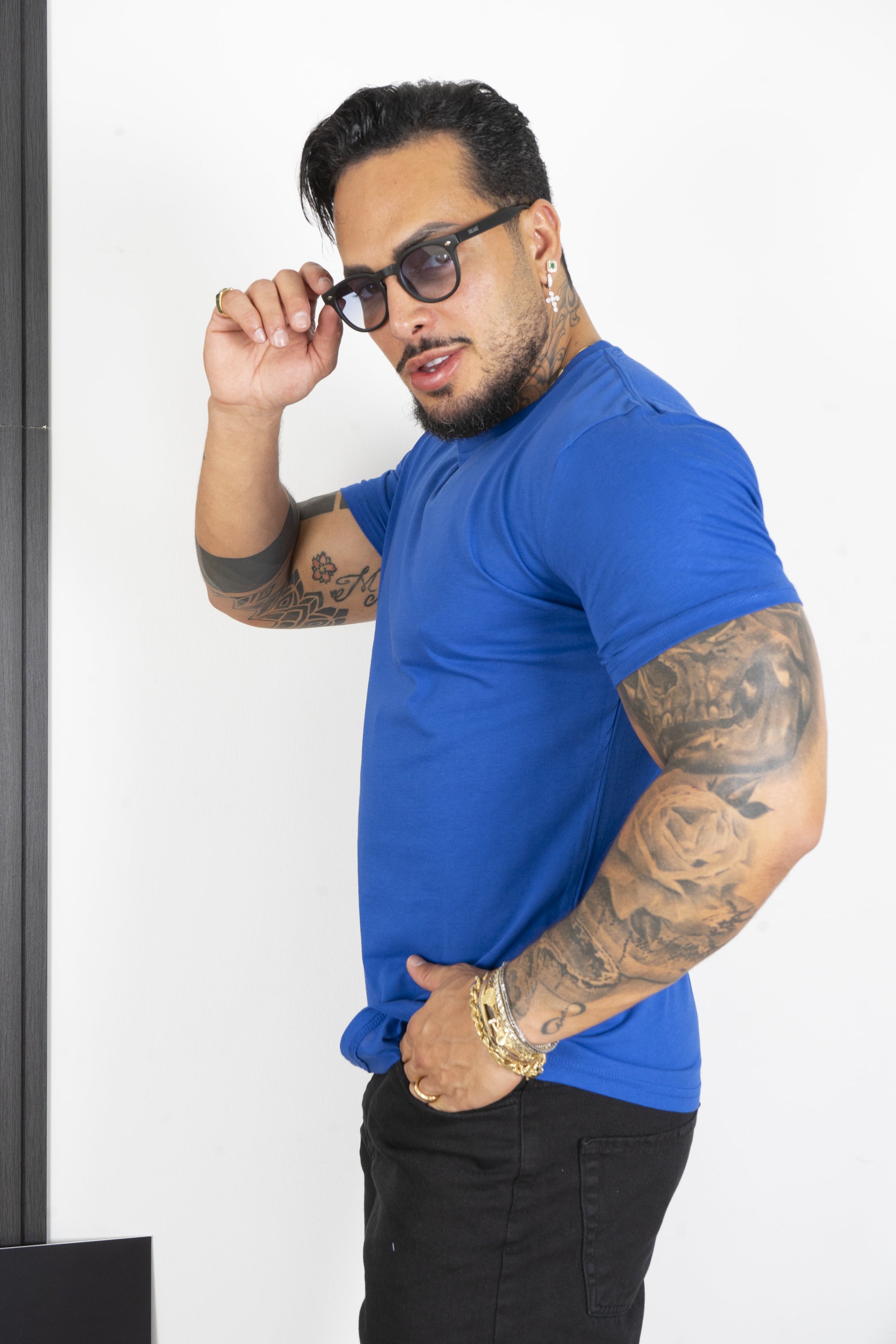 T-Shirt Uomo Slim Fit Basic Tinta Unita Art. Ts163