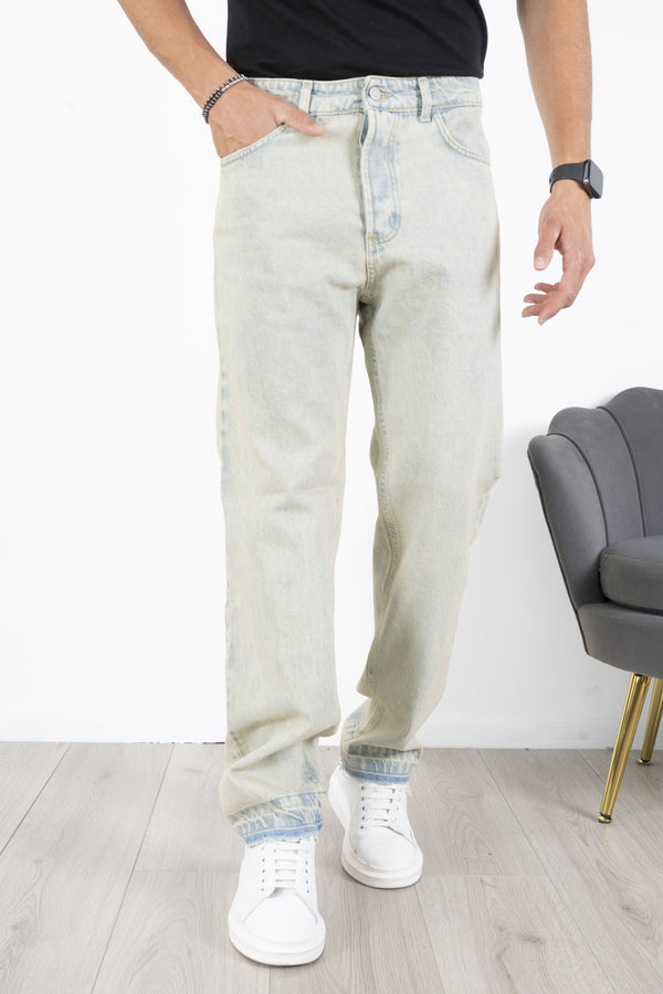 Jeans Straight Fit Sabbiato Vintage Art. JS532