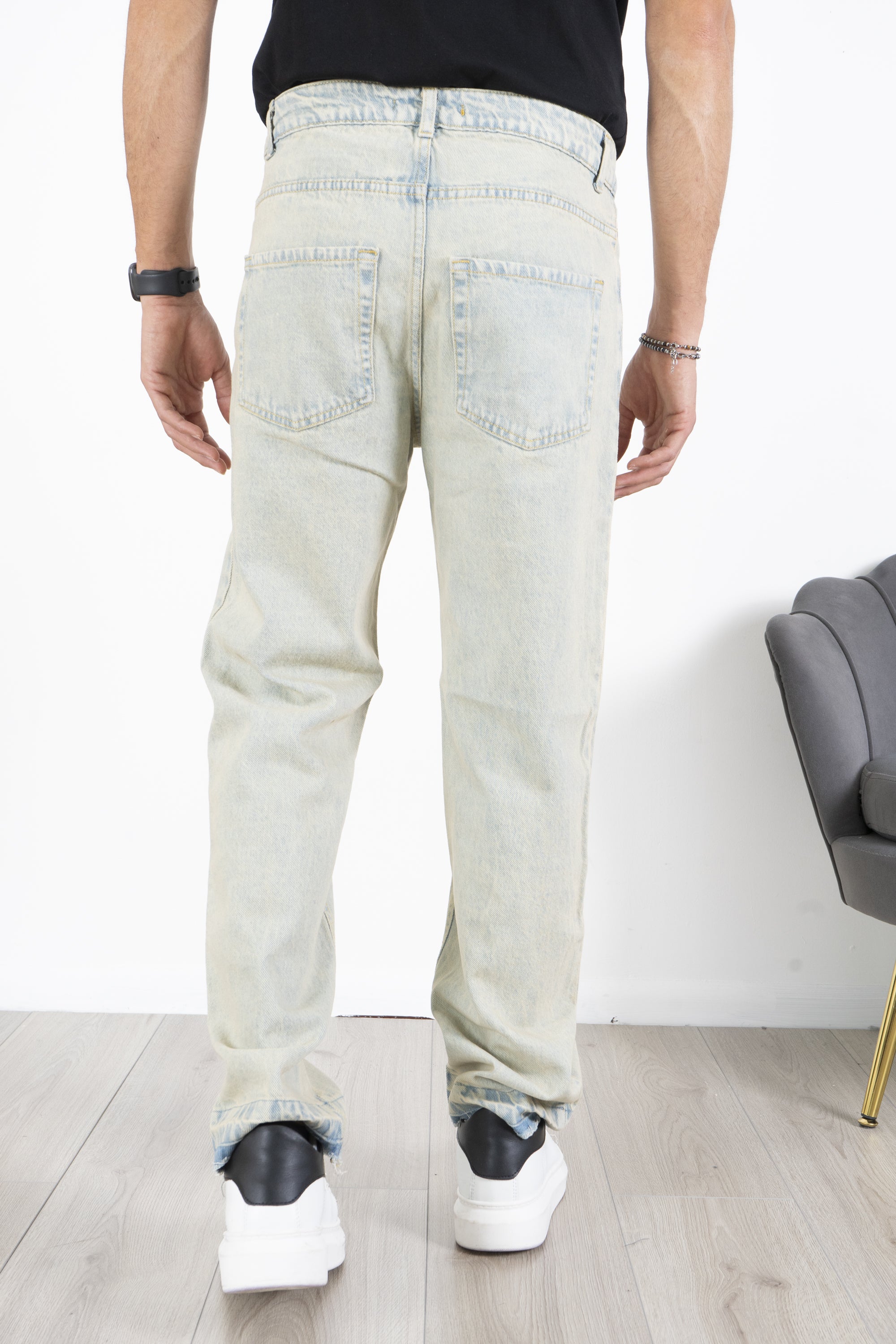 Jeans Straight Fit Sabbiato Vintage Art. JS532