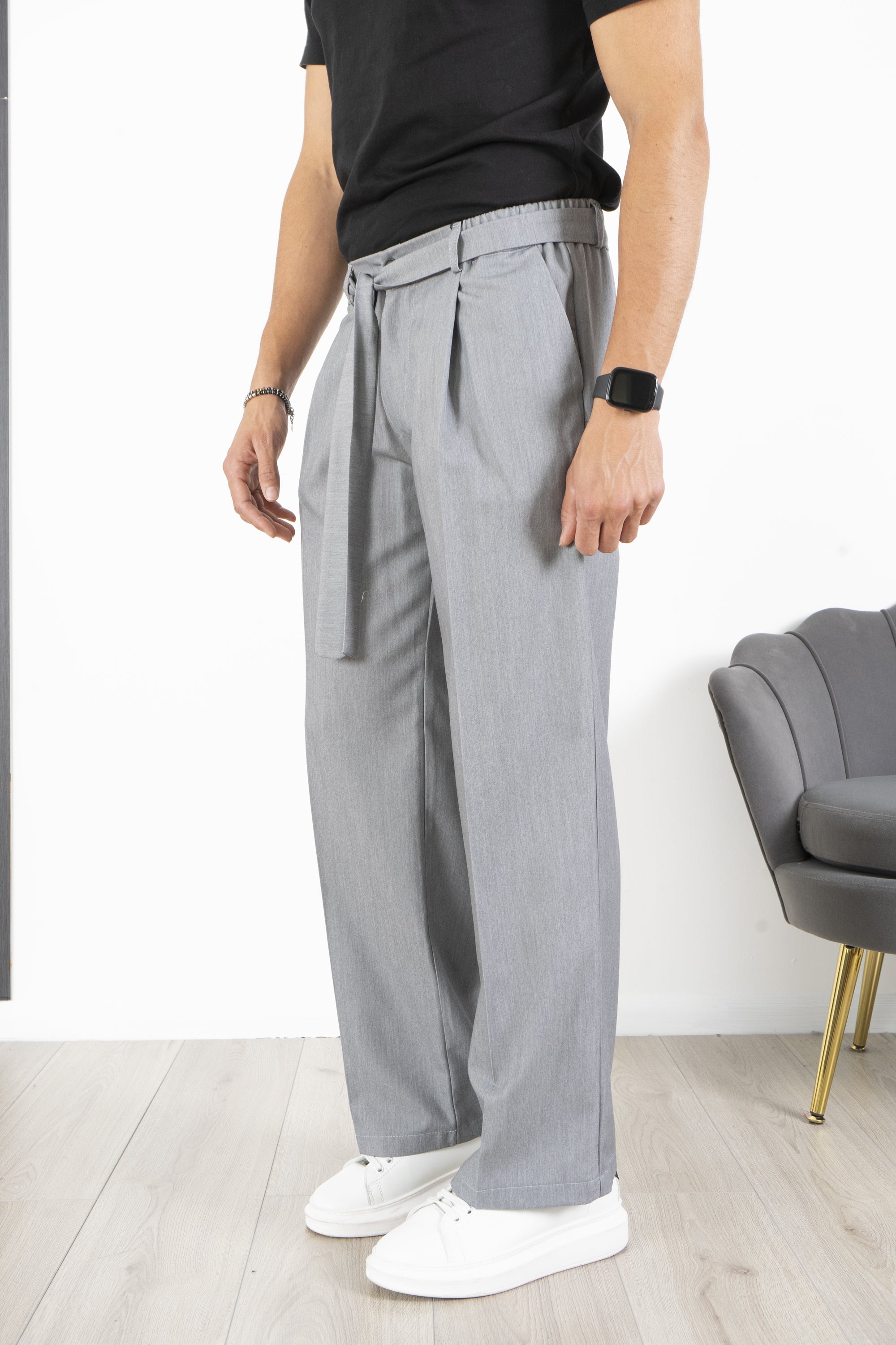 Pantalone Con Cintura Fondo Largo Art. PT202