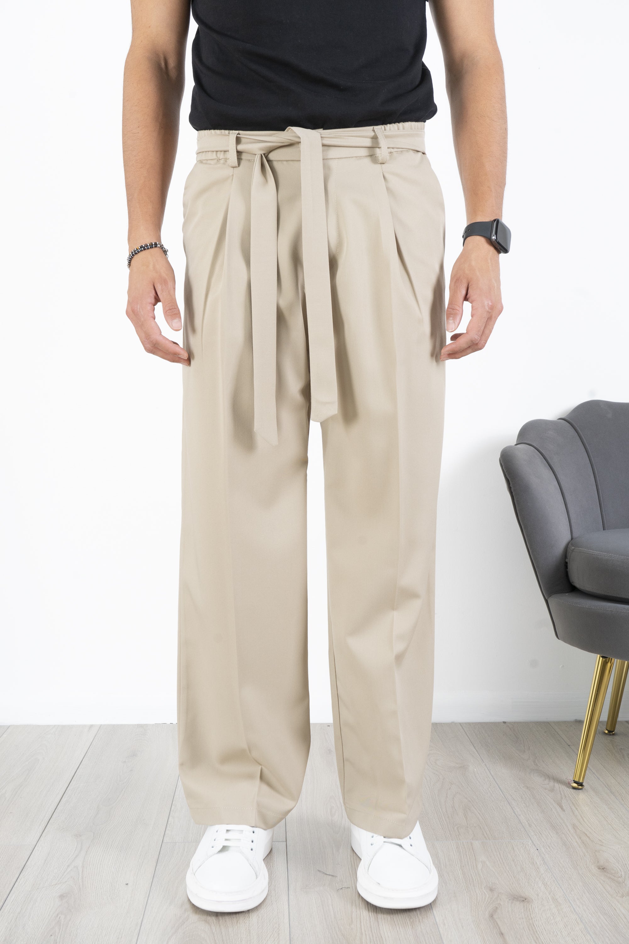 Pantalone Con Cintura Fondo Largo Art. PT202