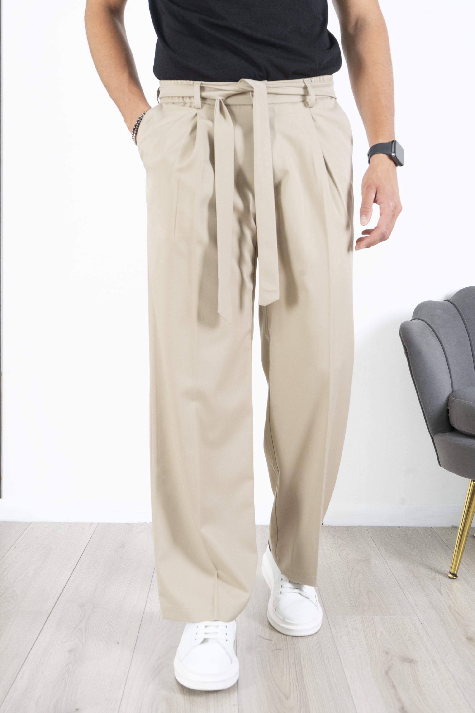 Pantalone Con Cintura Fondo Largo Art. PT202