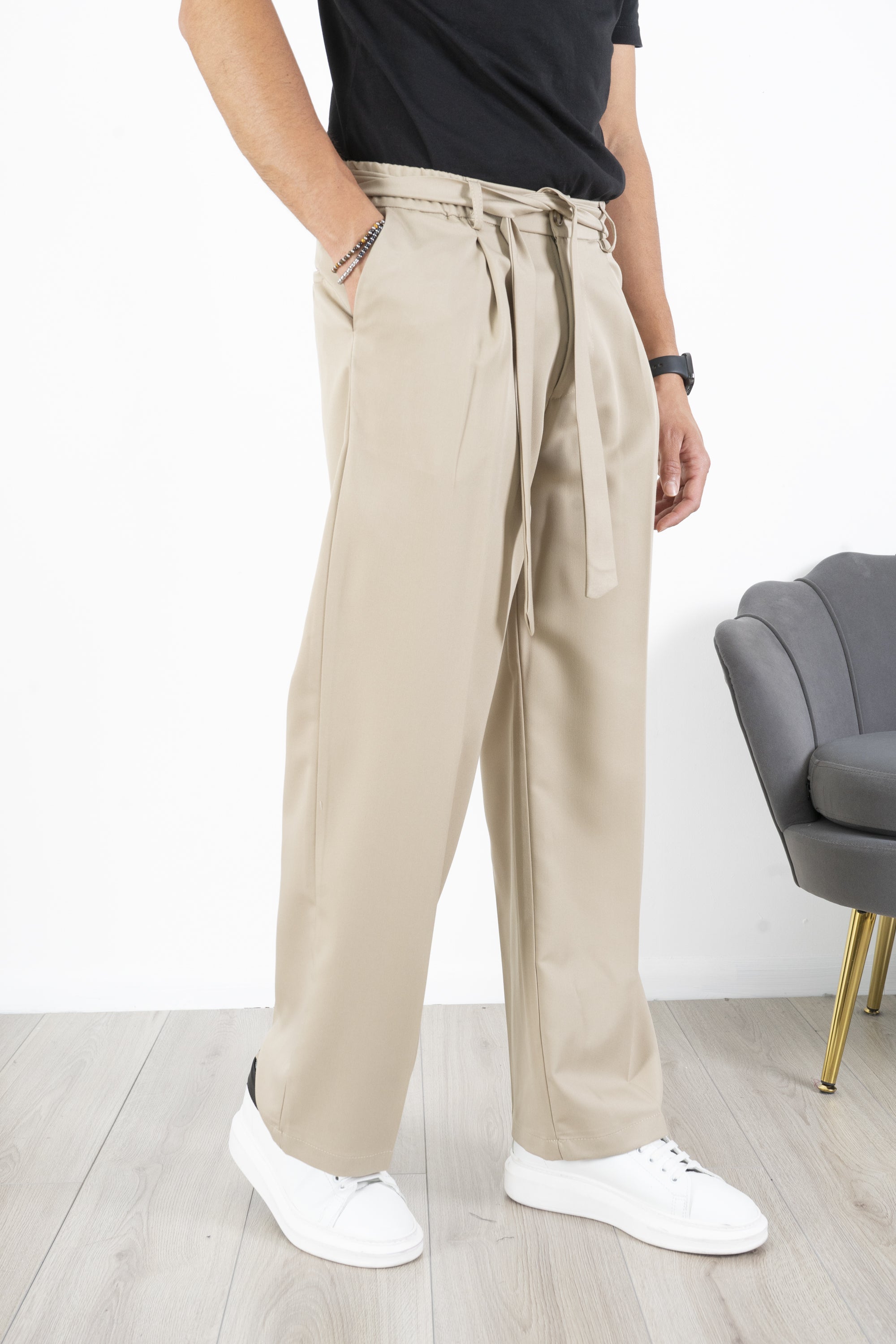 Pantalone Con Cintura Fondo Largo Art. PT202