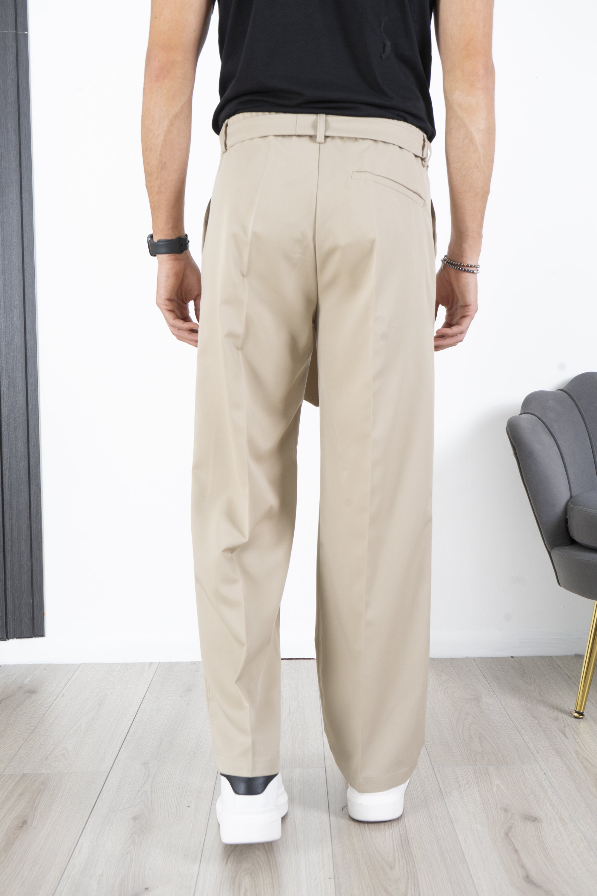 Pantalone Con Cintura Fondo Largo Art. PT202