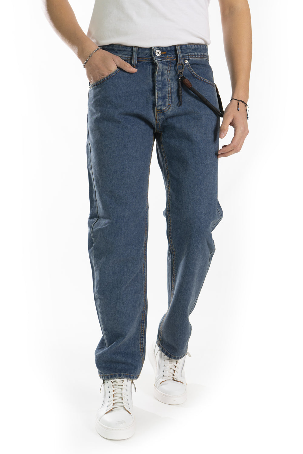 Jeans Uomo Basic Baggy Fit Art. Js387