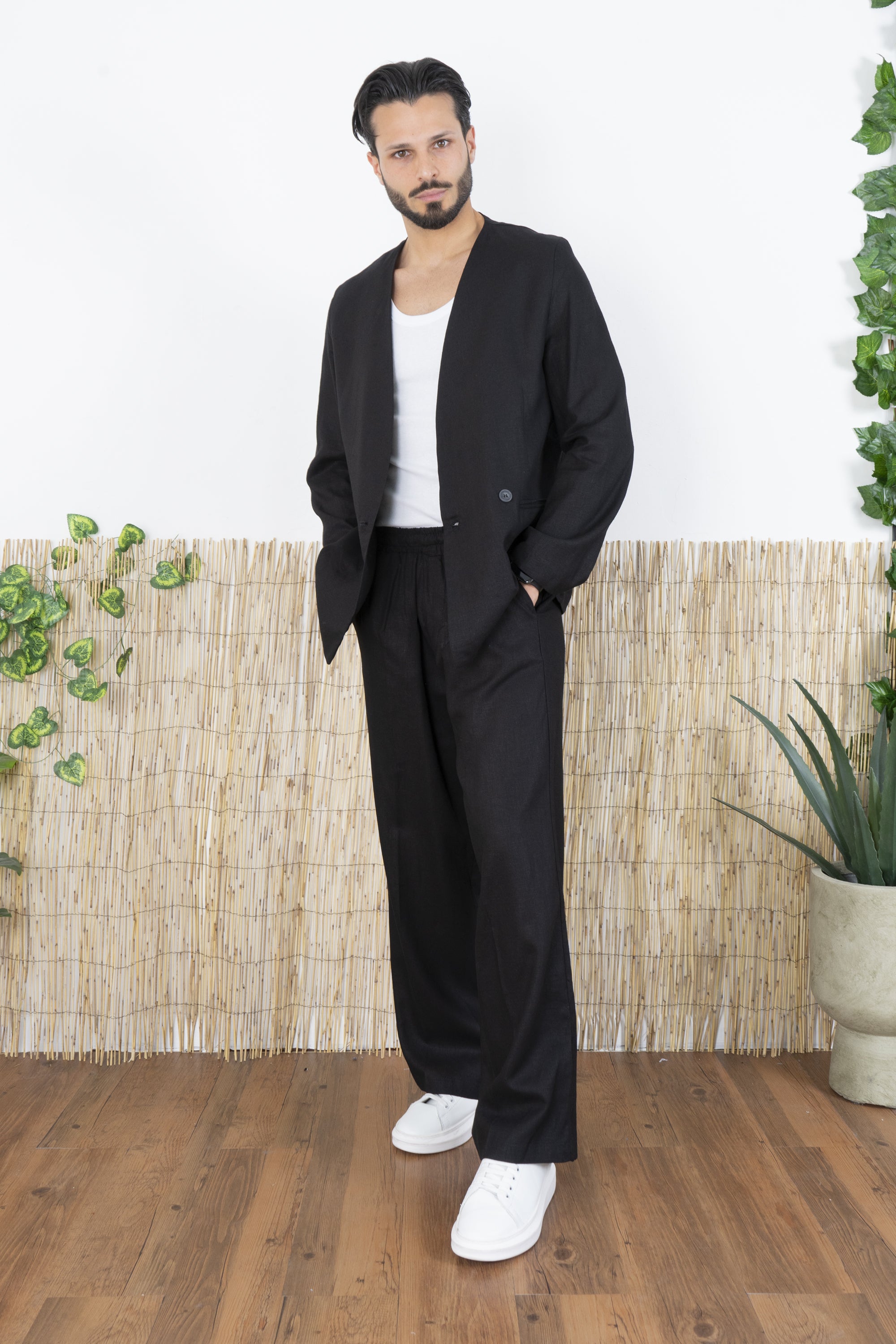 Abito in Lino Relaxed Doppio bottone Art. AB21